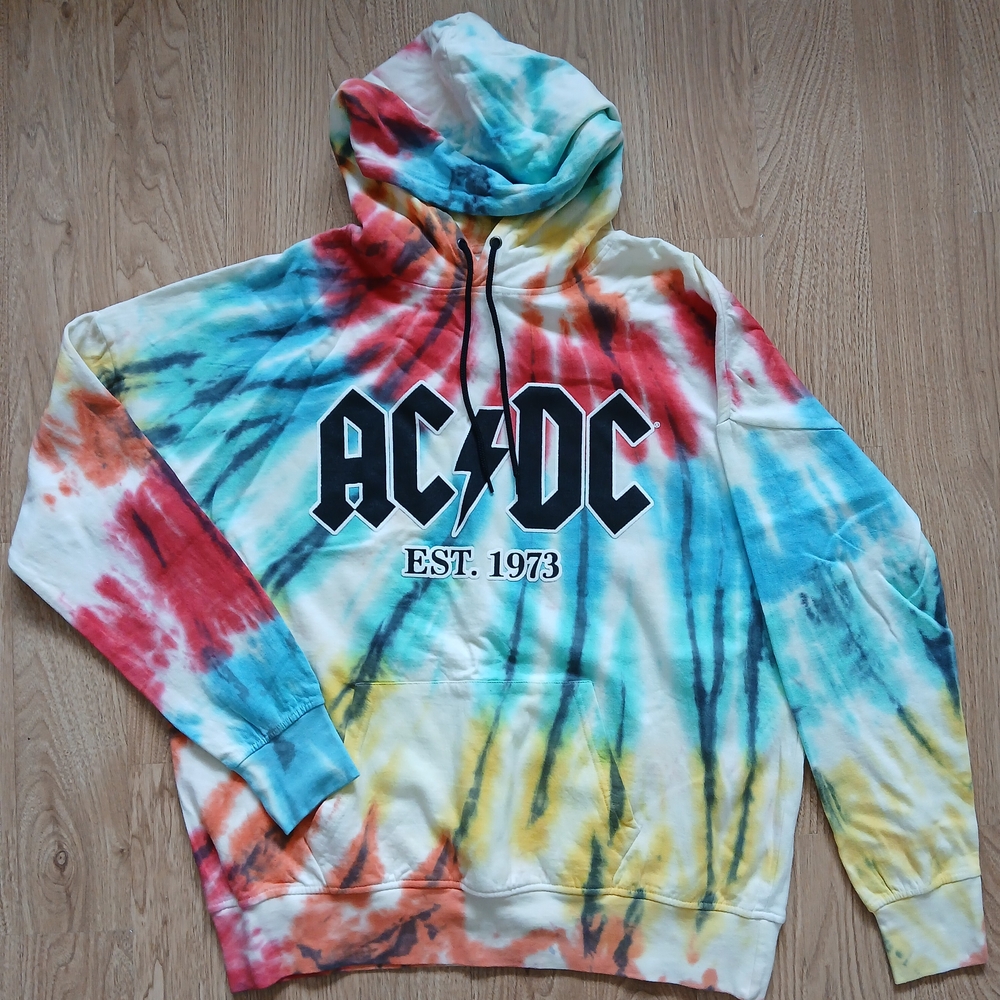 AC/DC Tie-Dye Hoodie